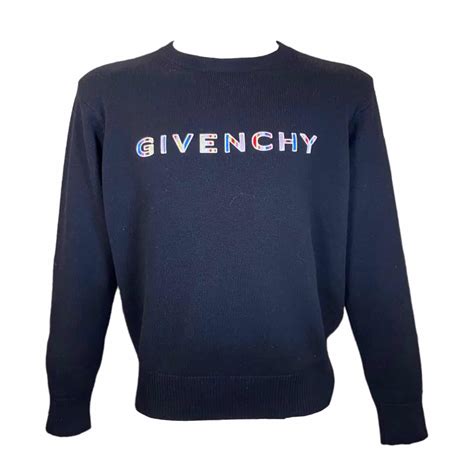 Maglioni. Gilet Givenchy in Lana Nero taglia S International